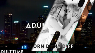 ADULT TIME - Krissy Lynn szőrös picsája megkefélve