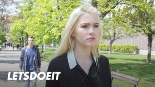 Izgató lengyel világos szőke Misha Cross cidázza a külföldi vastag fazt külföldön és jól meglovagolja