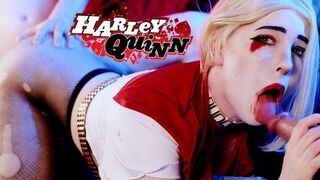 Hatalmas hímtag a harley quinn jelmezben - Mollyredwolf csábítása