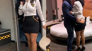 Végre megbasztam a hatalmas cicis méretes seggű milf titkárnőmet a hotel szobában